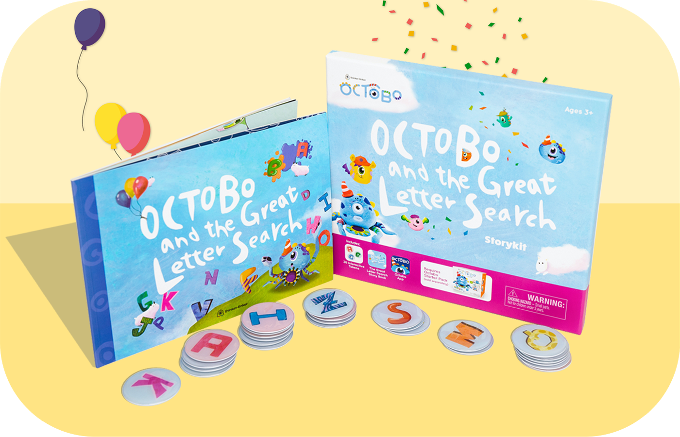 Octobo and The Great Letter Search Storykit (Contact Us for the Audiobook Deal Code!)