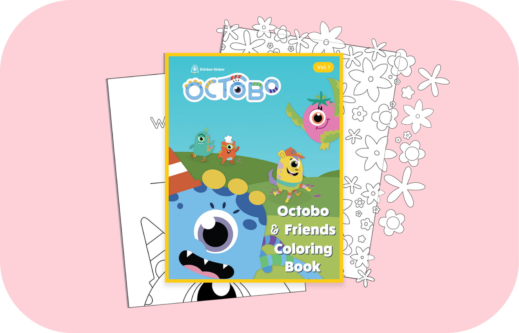 Octobo Coloring Book (Vol.1) – Octobo and Friends!